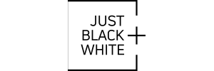 JUST BLACK + WHITE Logo