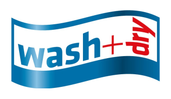 wash+dry Logo